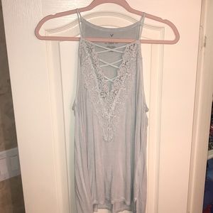 Light baby blue tanktop
